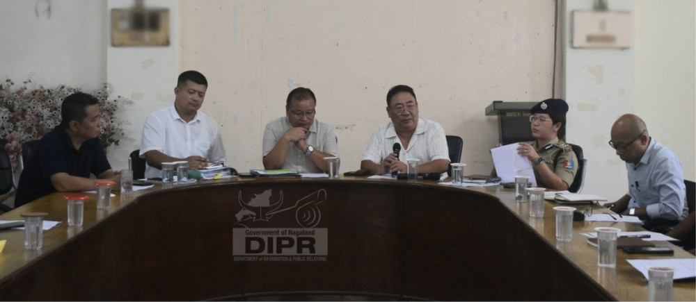 Dimapur District Planning and Development Board meeting held at the DC’s Conference Hall, Dimapur on September 22. (DIPR Photo)
